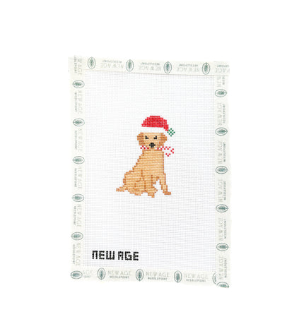 Christmas Golden Retriever Canvas