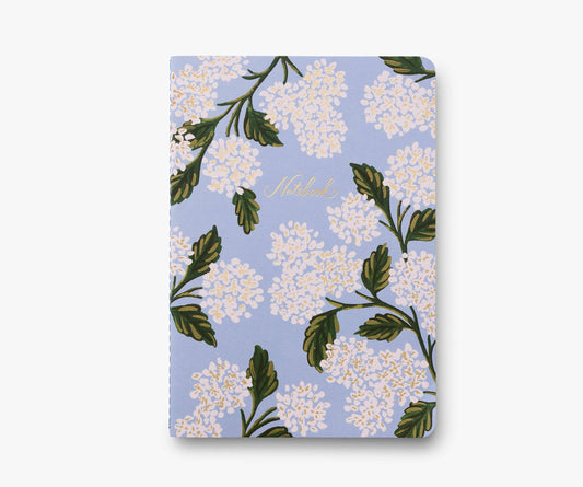 Group of 3 Hydrangea Notebooks