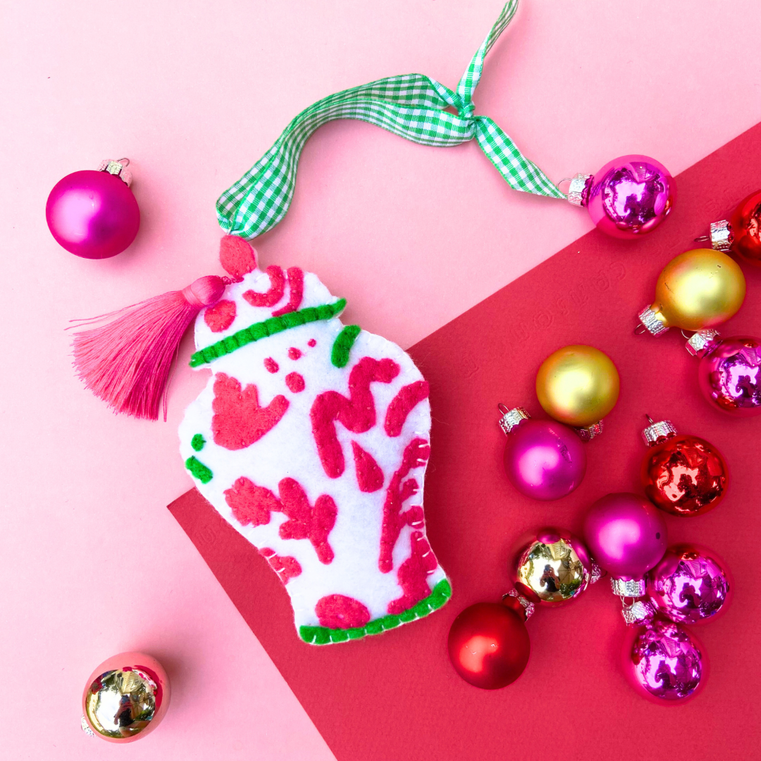 Chinoiserie Temple Jar Ornament