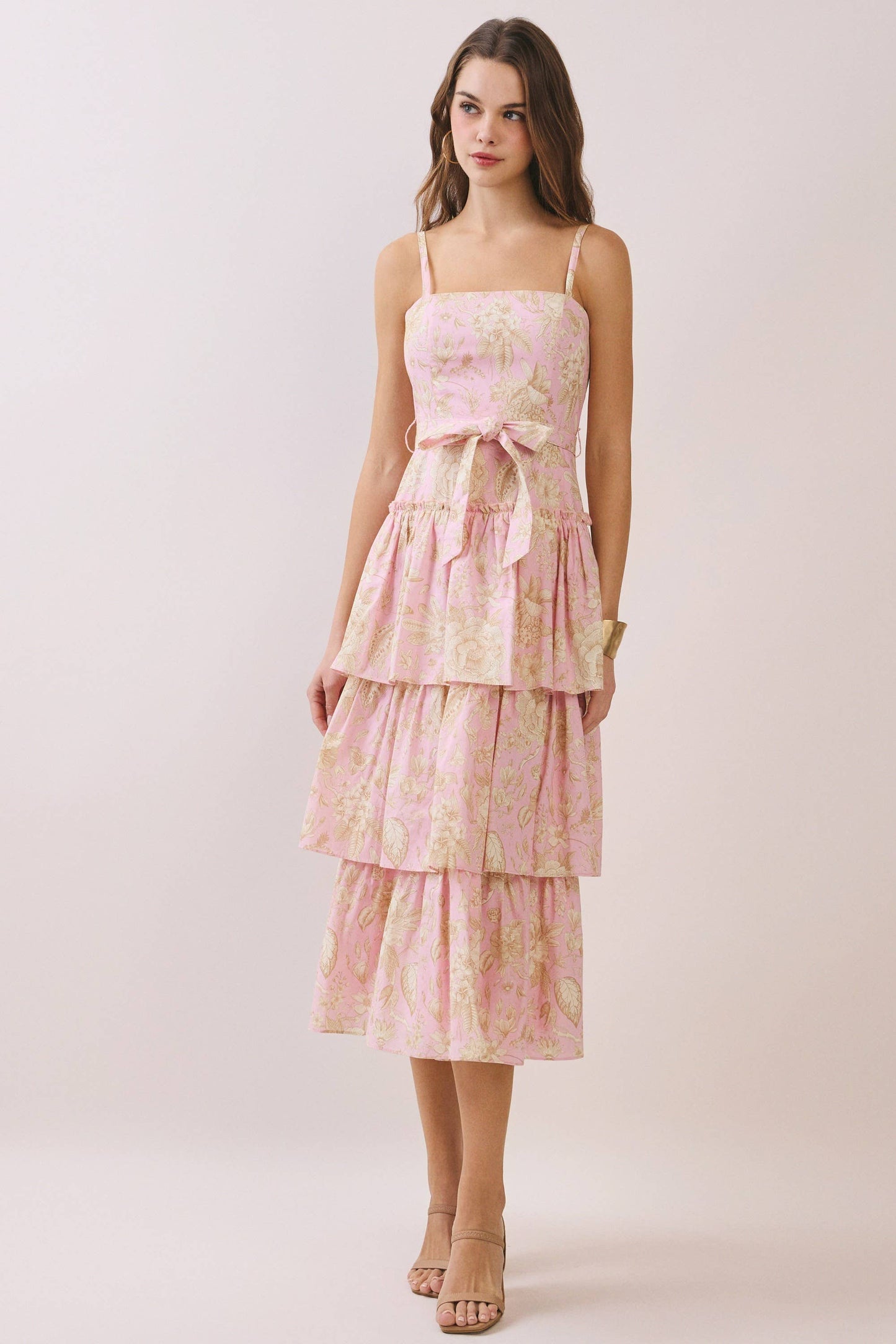 Kaylee Ruffle Midi Dress