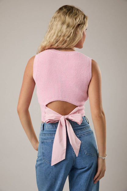 Coquette Bow Knit Tank