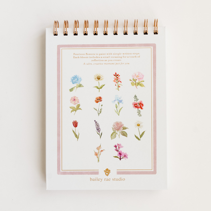 Flowers Watercolor Workbook