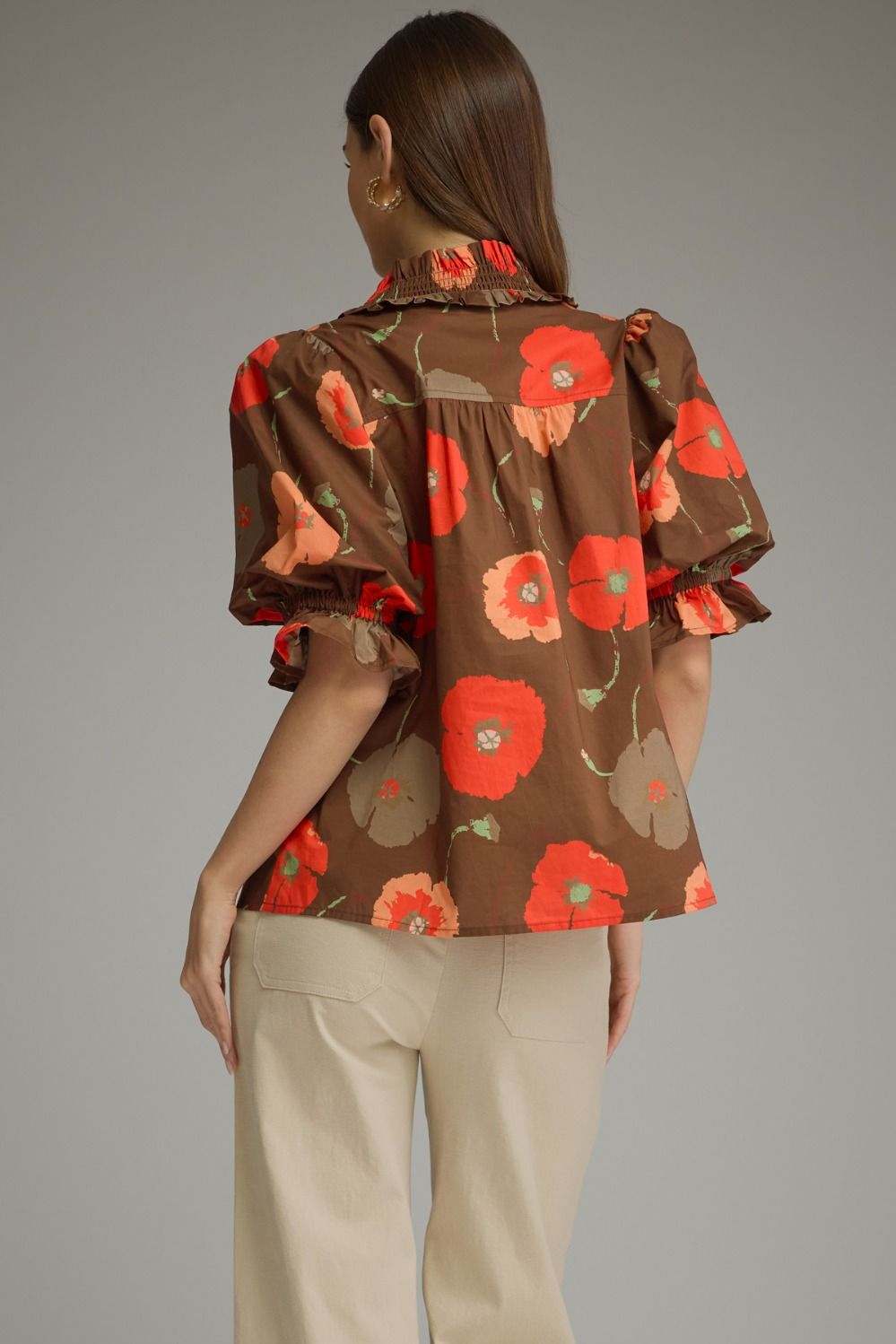 Fall Poppies Top