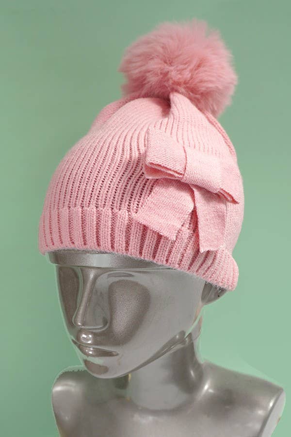 Pom Pom Hat:  PINK