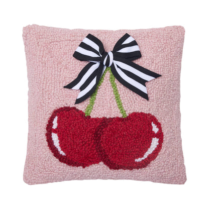 Cherries W/Ribbon Hook Pillow