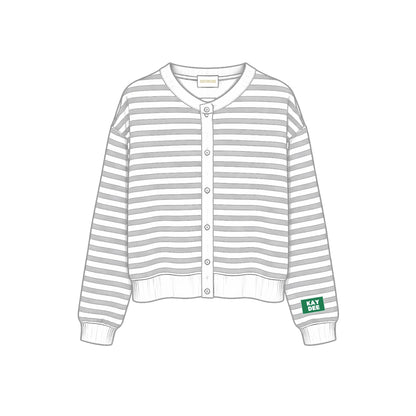 SORORITY STRIPE CARDIGAN PRE ORDER EST ARRIVAL 10/2