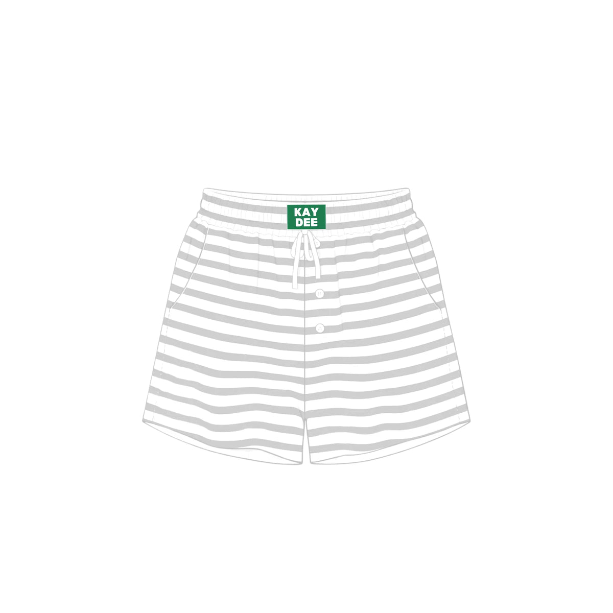 SORORITY STRIPE SHORT PRE ORDER EST ARRIVAL 10/2