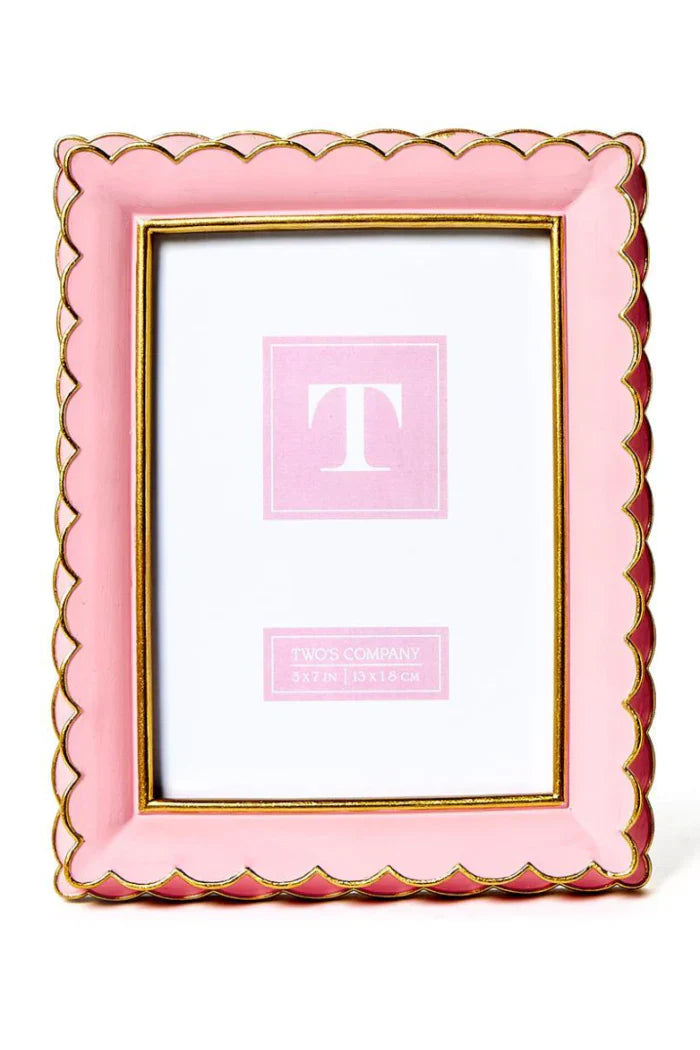 5 x 7 Pink Ruffle Frame
