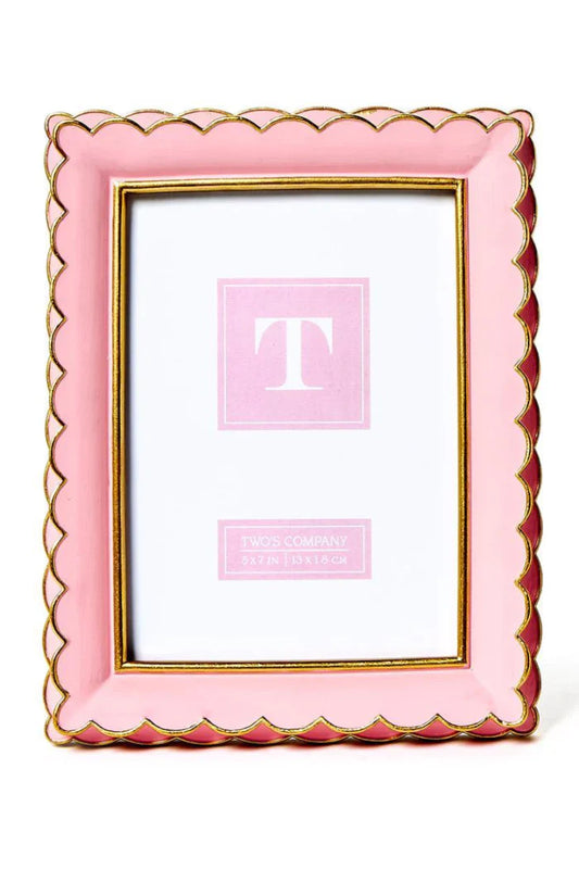 5 x 7 Pink Ruffle Frame