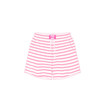 SORORITY STRIPE SHORT PRE ORDER EST ARRIVAL 10/2