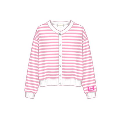 SORORITY STRIPE CARDIGAN PRE ORDER EST ARRIVAL 10/2