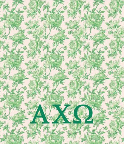 Greek Floral Blanket