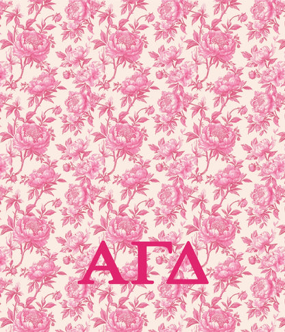 Greek Floral Blanket
