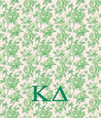 Greek Floral Blanket