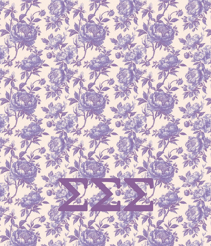 Greek Floral Blanket