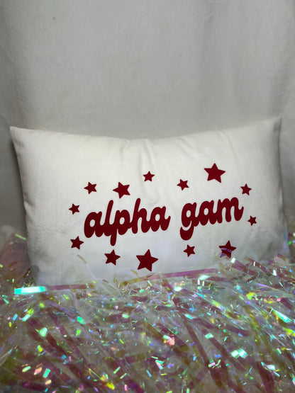 Sorority Velvet Pillow