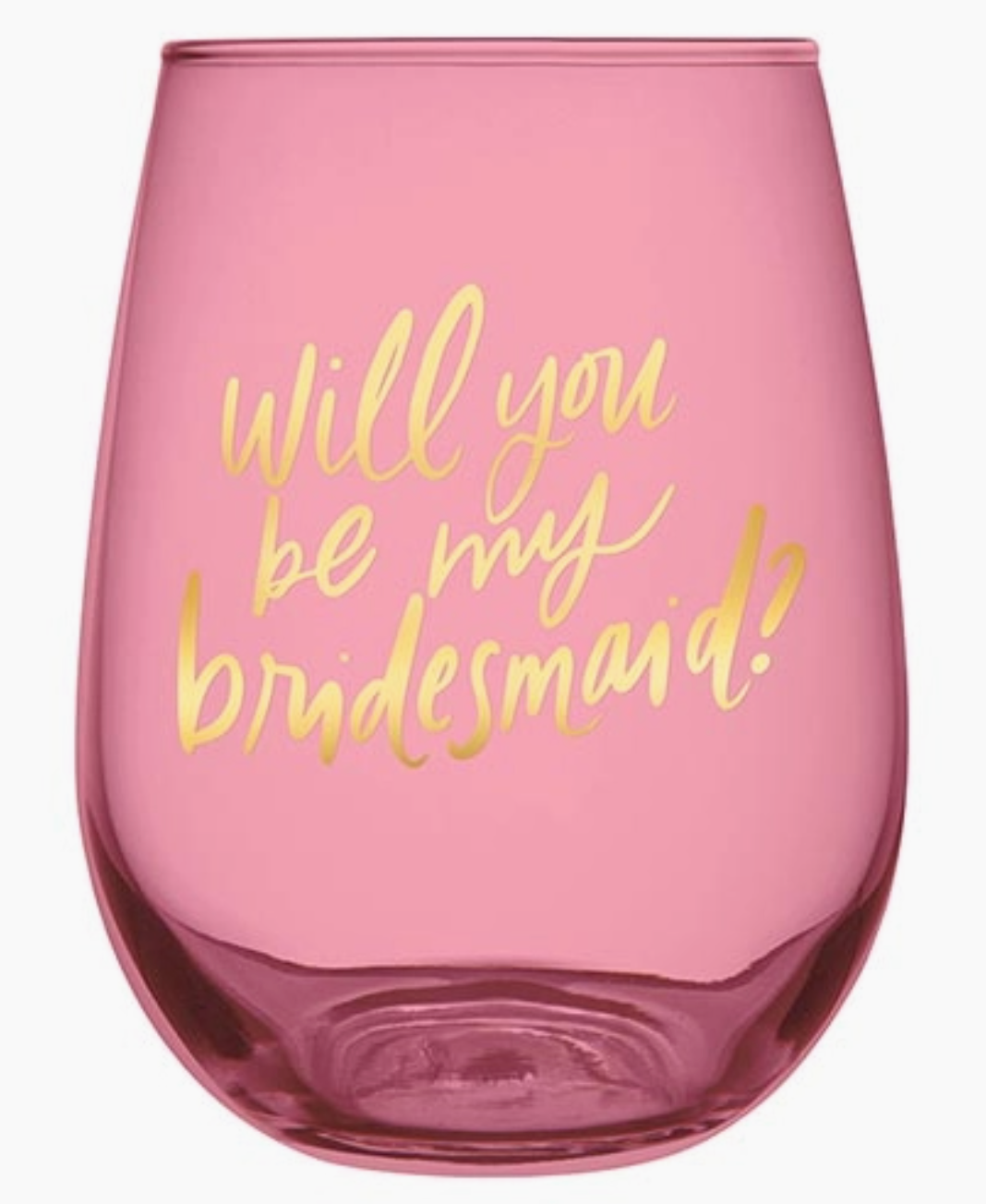 Bridesmaid Wine Glass