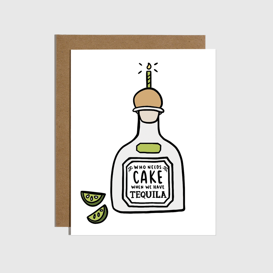 Cake Tequila Card